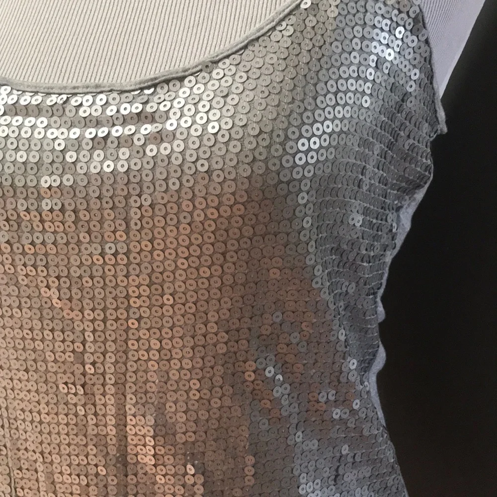 Sequins spaghetti strap tank top Michael Kors